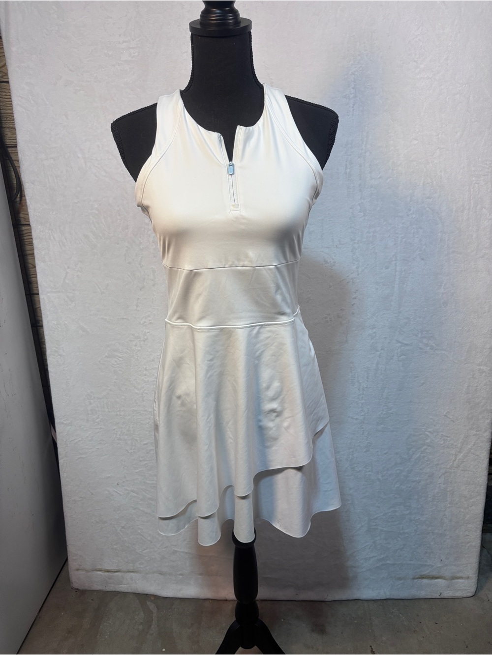 Athleta M Break Point Dress Medium Pacific White - Picture 3 of 13